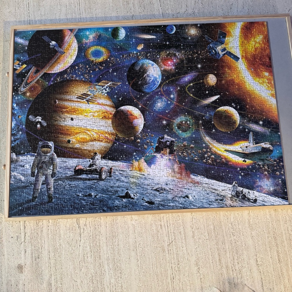 Space Exploration 1000 piece 2 sided Jigsaw Puzzle